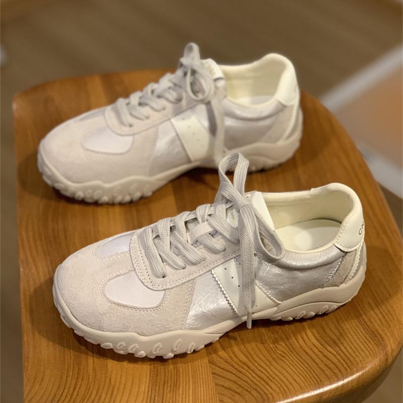 

Lan Cabinet цвет таро фиолетовый немецкие тренировочные туфли женские кроссовки Форреста Гампа 2025 весна новая женская обувь показывает маленькие нескользящие повседневные спортивные туфли 40