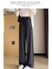 Drapey High-Waisted Slimming White Pants - Summer Versatile Casual Wear for Women