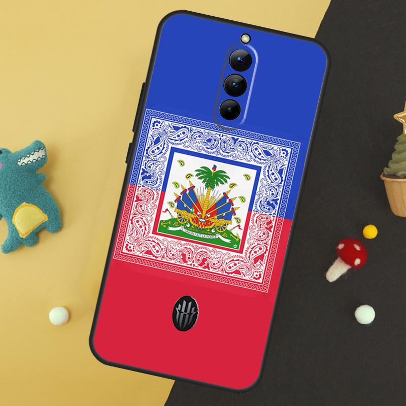 Vintage Haiti Haitian Flag Case For ZTE Nubia Red Magic 8 8S 9 Pro Plus RedMagic 6 7 Pro 6S 7S Pro 5S 6R 5G Back Cover
