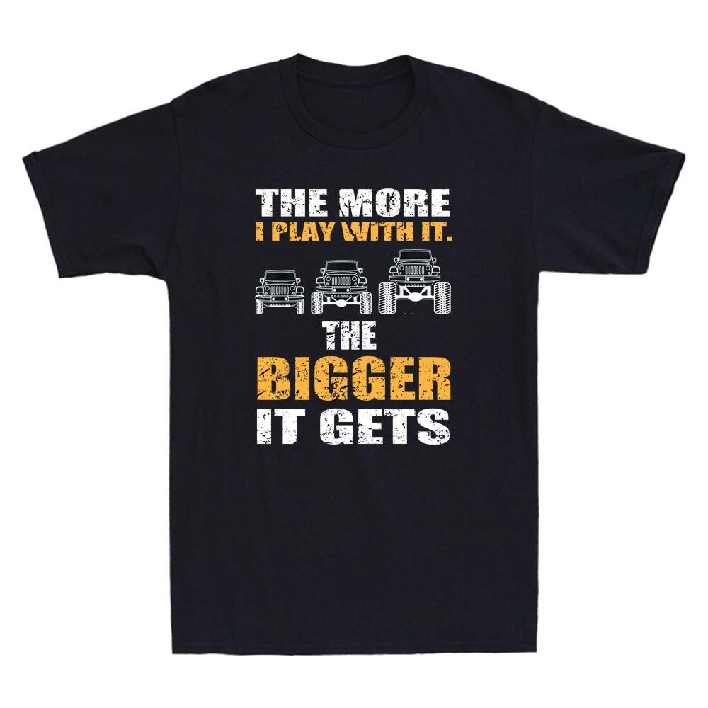The More I Play with It The Bigger It Gets Vintage Men s Short Sleeve T-Shirt L