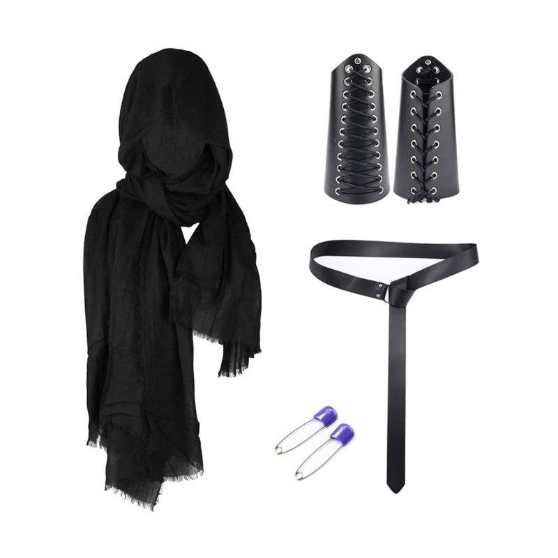 

4/5/8Pcs Medieval Knight Costume Halloween Knight Pirate Cosplay Costume Props Renaissance Costume Accessories Props