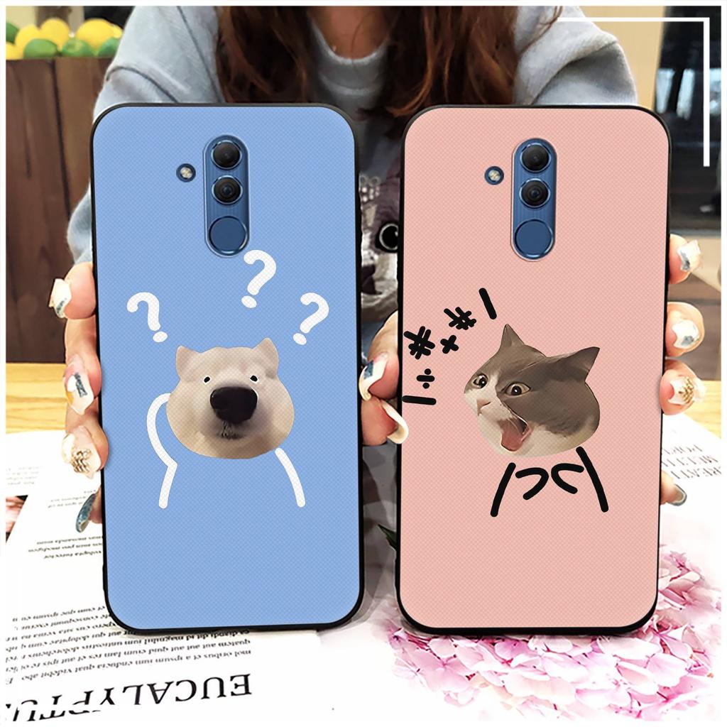 Schützende Weiche Hülle Handyhülle Für Huawei Mate 20 Lite Handybeutel Stoßfest Wasserdicht TPU Paar Langlebig Vollständige Umhüllung