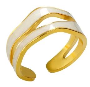 Wholesale High End Waterproof Three-dimensional M Letter Hollow Stainless Steel Finger Ring Trendy for Women Personalize Jewelry