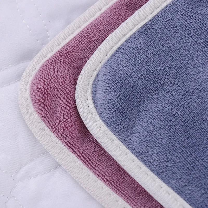 Vierkant 35*35cm Velours Verdikt Schoonheid SPA Massage Tafel Planking Gezichtshanddoek met Gezichtsademgat SPA Massage Beddengoed Handdoek