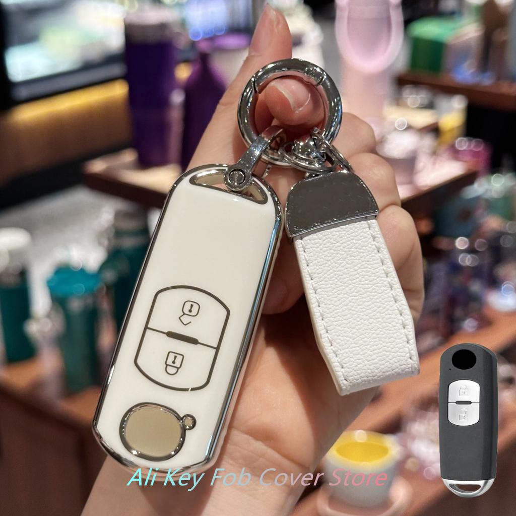 Copri Portachiavi Laccetto Portachiavi Auto per Mazda 2 3 6 CX3 CX5 CX6 CX-9 MX5 Custodia Chiave Auto Accessori