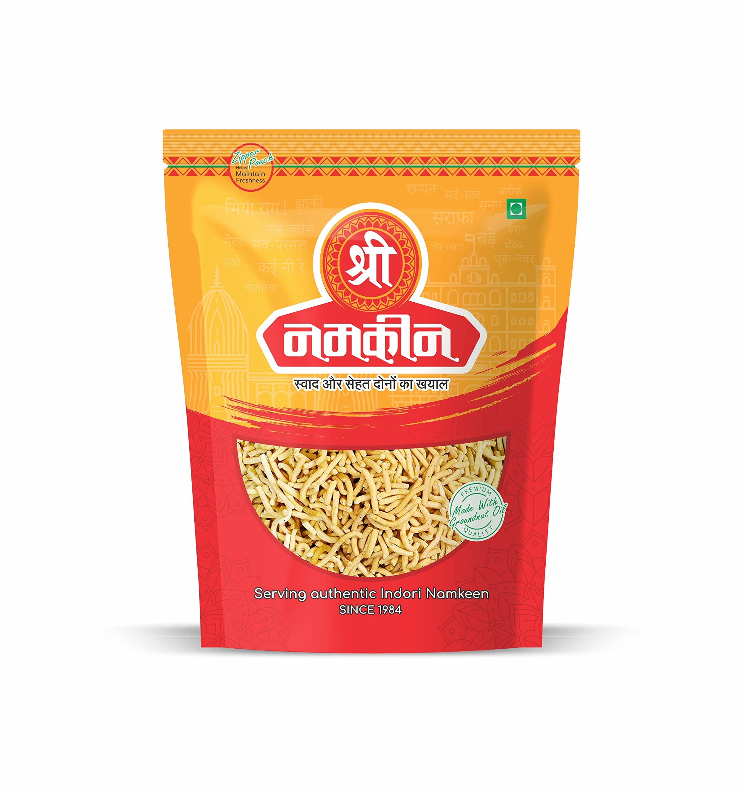 Shree Namkeen | Poha Sev - Crispy & Crunchy (Ujjaini Sev) | 400gm.