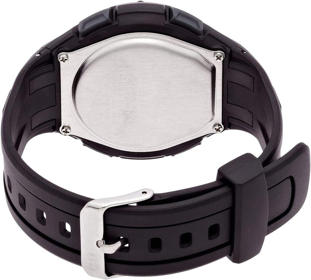 Citizen Q&Q SOLARMATE (Solar Mate) Radio-Controlled Solar Chronograph Watch, MHS6-300, Men's, Black, 10 ATM Water Resistant