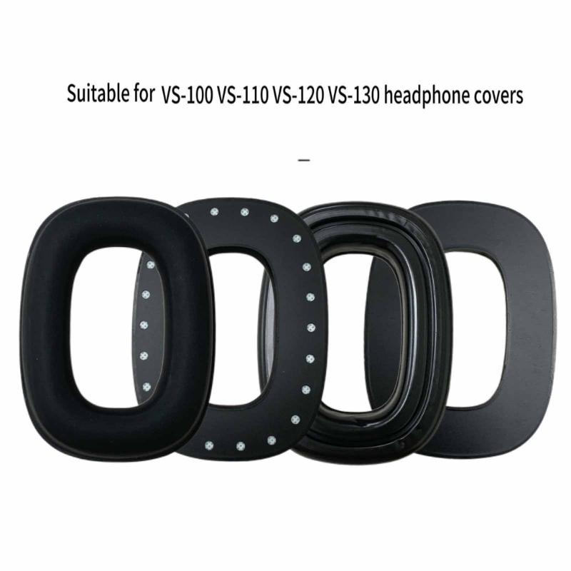 1 Pair Ear Pad Earpad Memory Foam Cushion Cover Replacement for VS-130 VS-120 VS-100 VS-110 Headphone Accessories