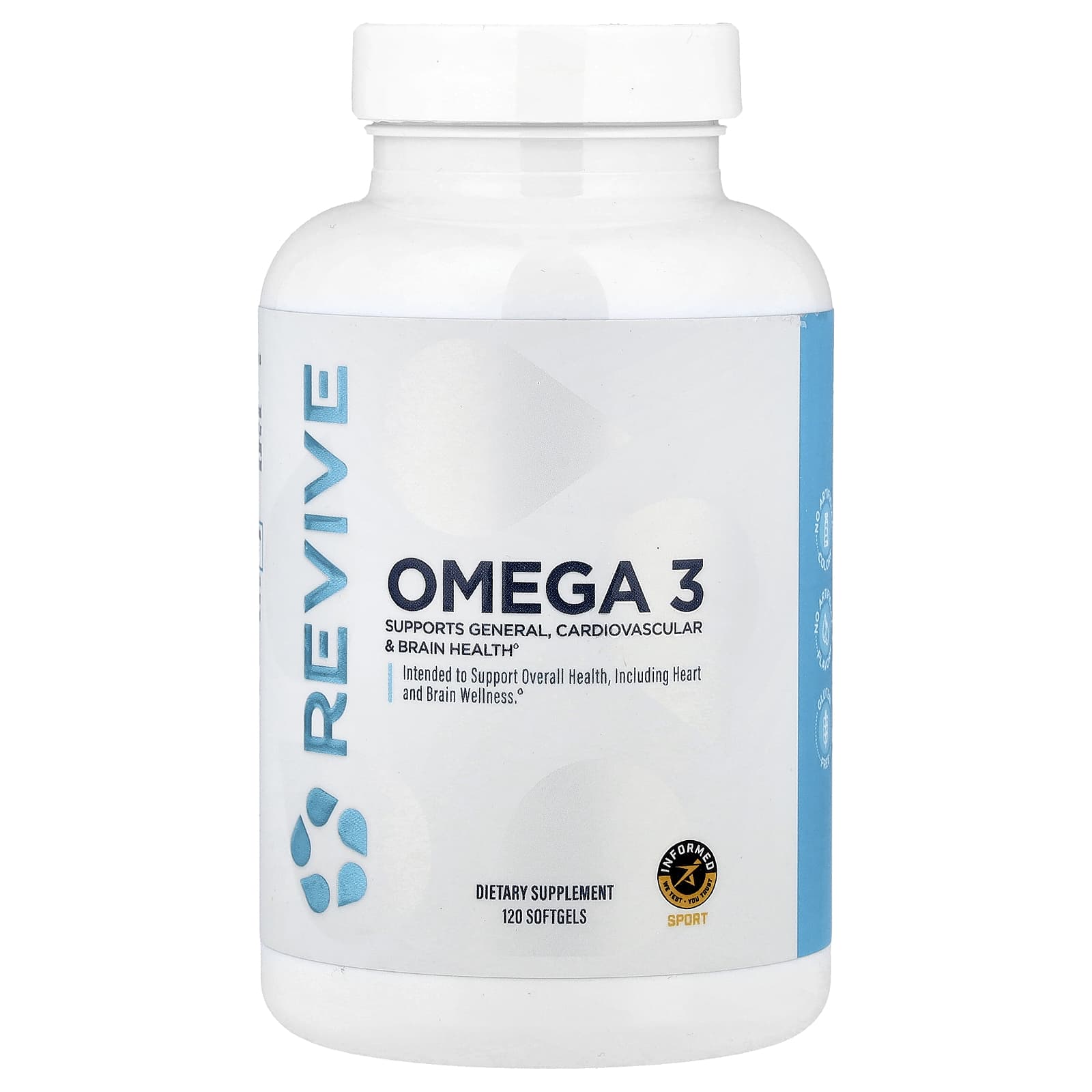 

Omega 3, 120 softgels (1,000 mg per softgel)