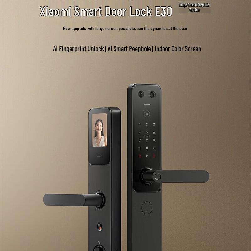Xiaomi Smart Door Lock E30 with Large Screen Cat Eye