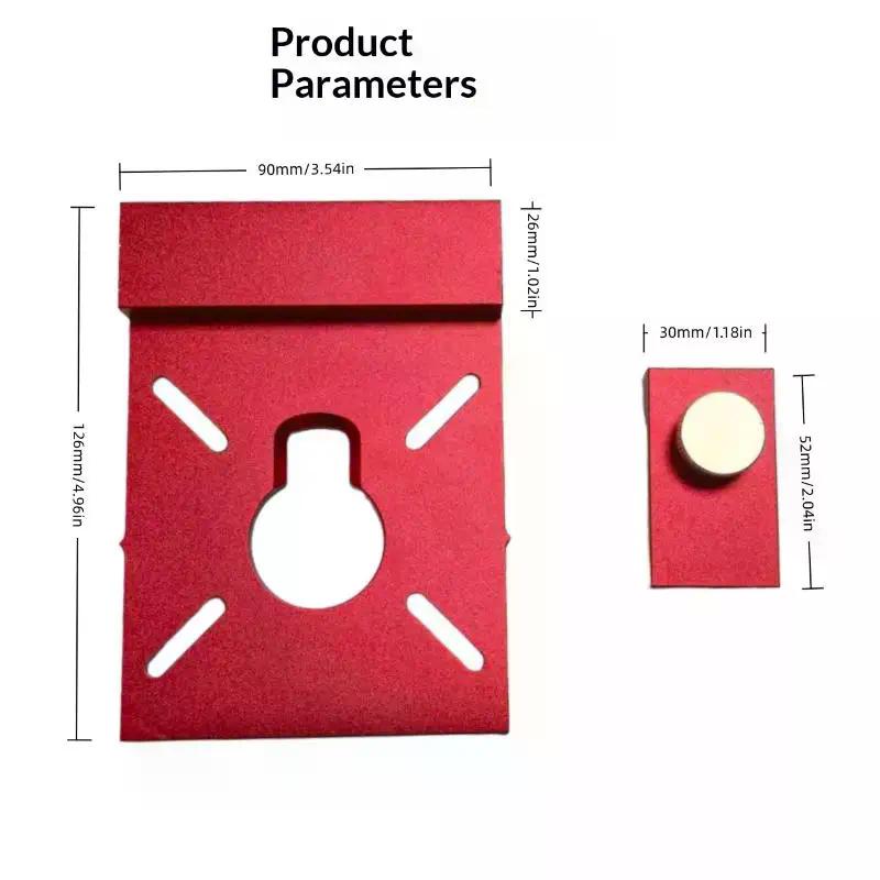 Router Compatible Milling Groove Auxiliary Bracket Set with Guide Rail Adapter for Precision Woodworking And Crafting
