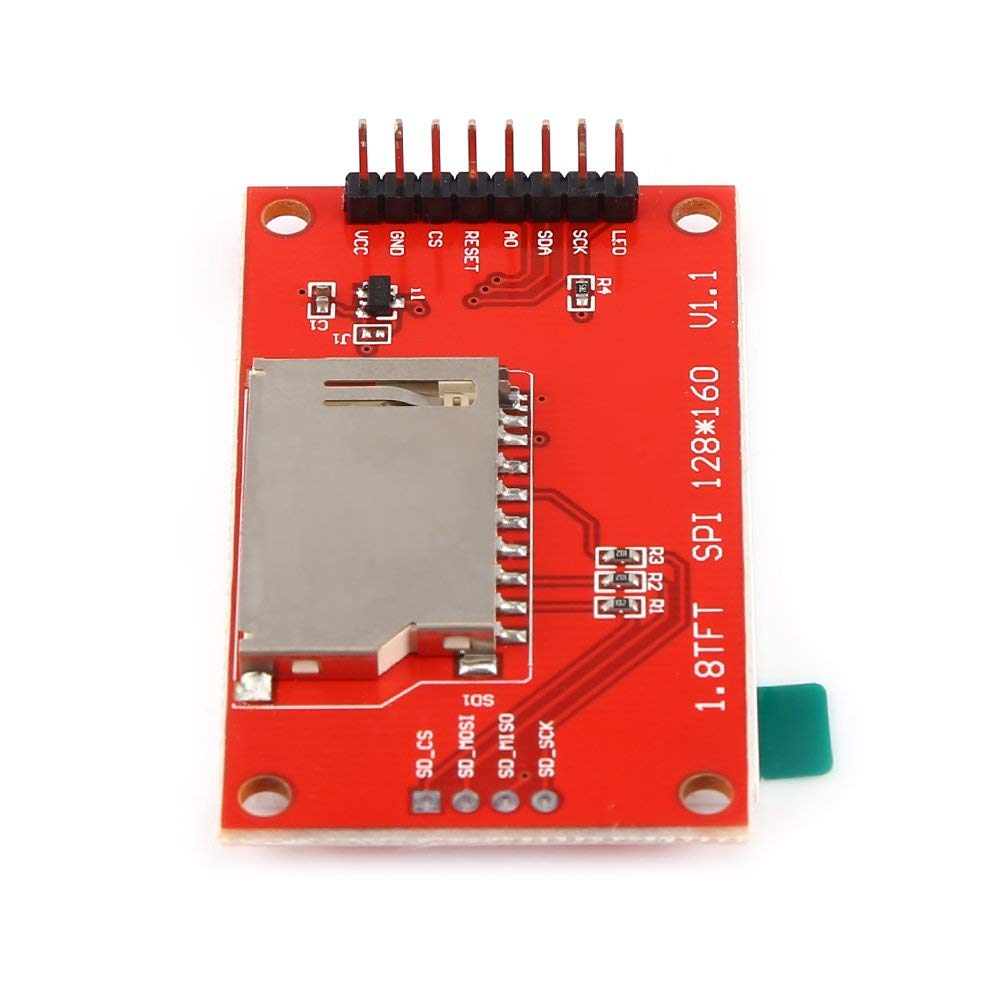 

Walfront 1.8 inch SPI LCD Display Module for ST7735 128x160 51/AVR/STM32/ARM 8/16 bit