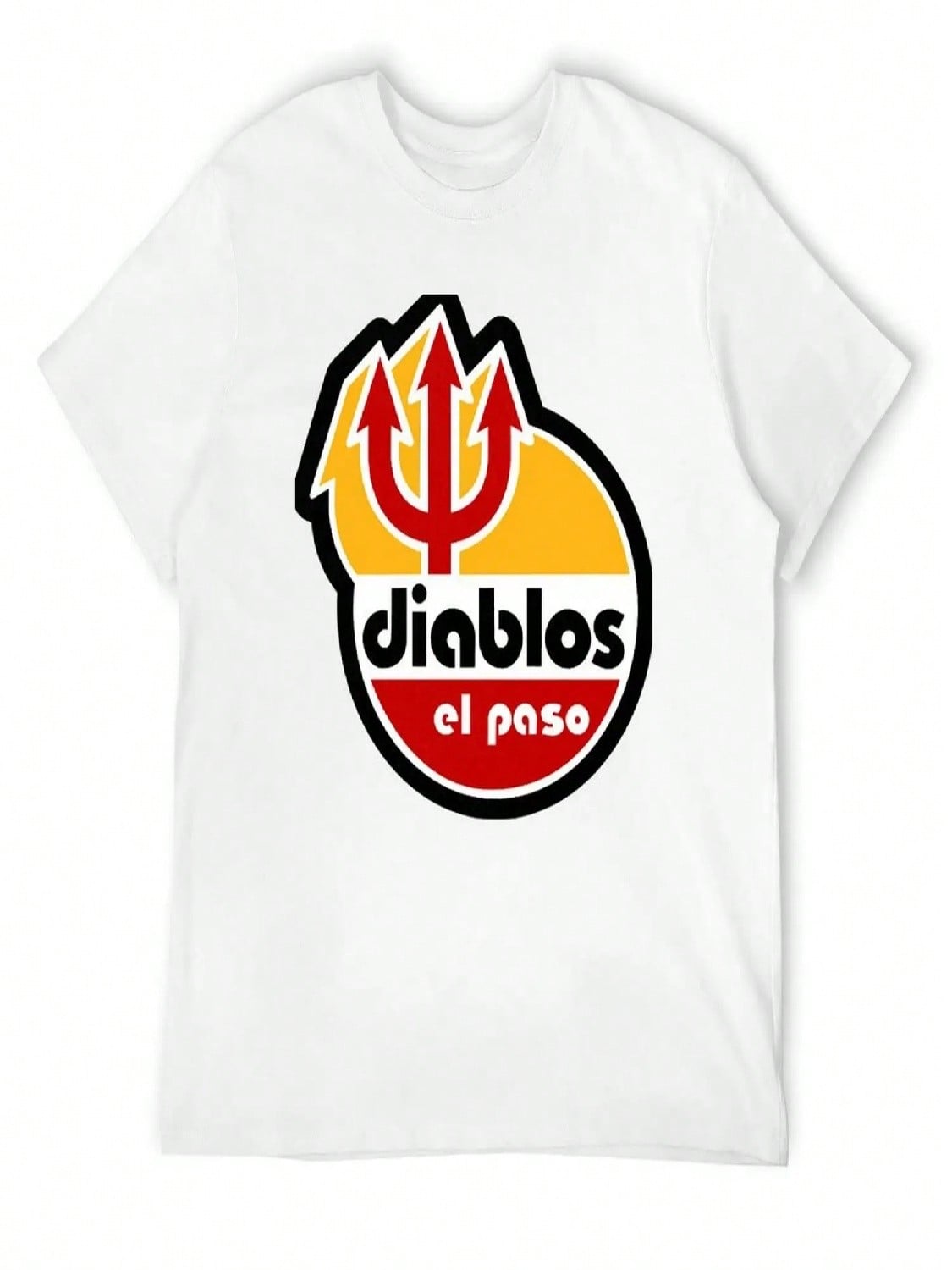 Defunct El Paso Diablos Baseball 1985 T-Shirt Football T Shirt Anime Shirt Black T-Shirts For unisex S разноцветный