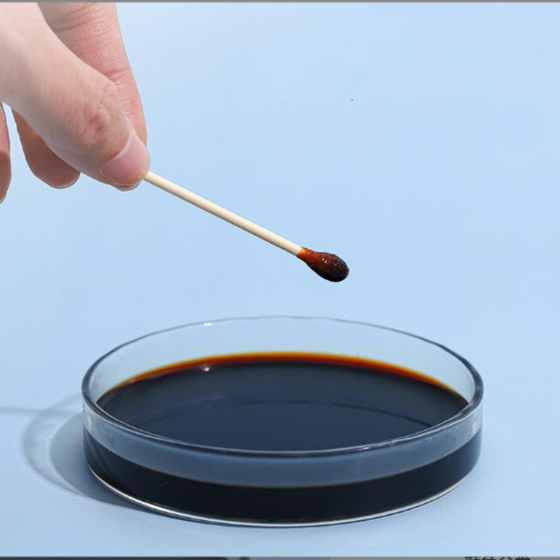 Oboustranná 100 kusová vatová tyčinka, dřevěná tyčinka, vatová tyčinka na líčení, vatový čistič uší, vatová tyčinka na odstraňování make-upu, špičatý hrot