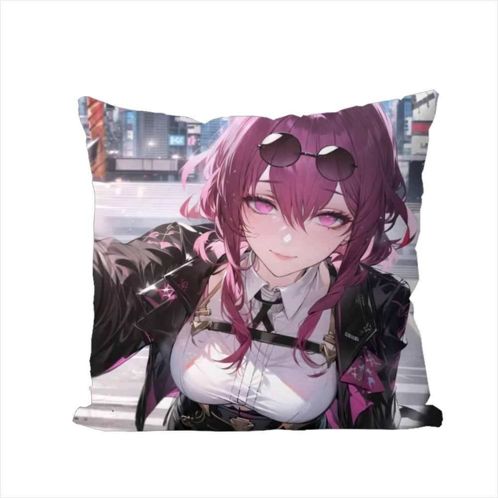 Honkai Star Rail Pillow Case For Car Sofa Decorative Home Doublesided Print Plush Square Throw Pillow Cushion Cover