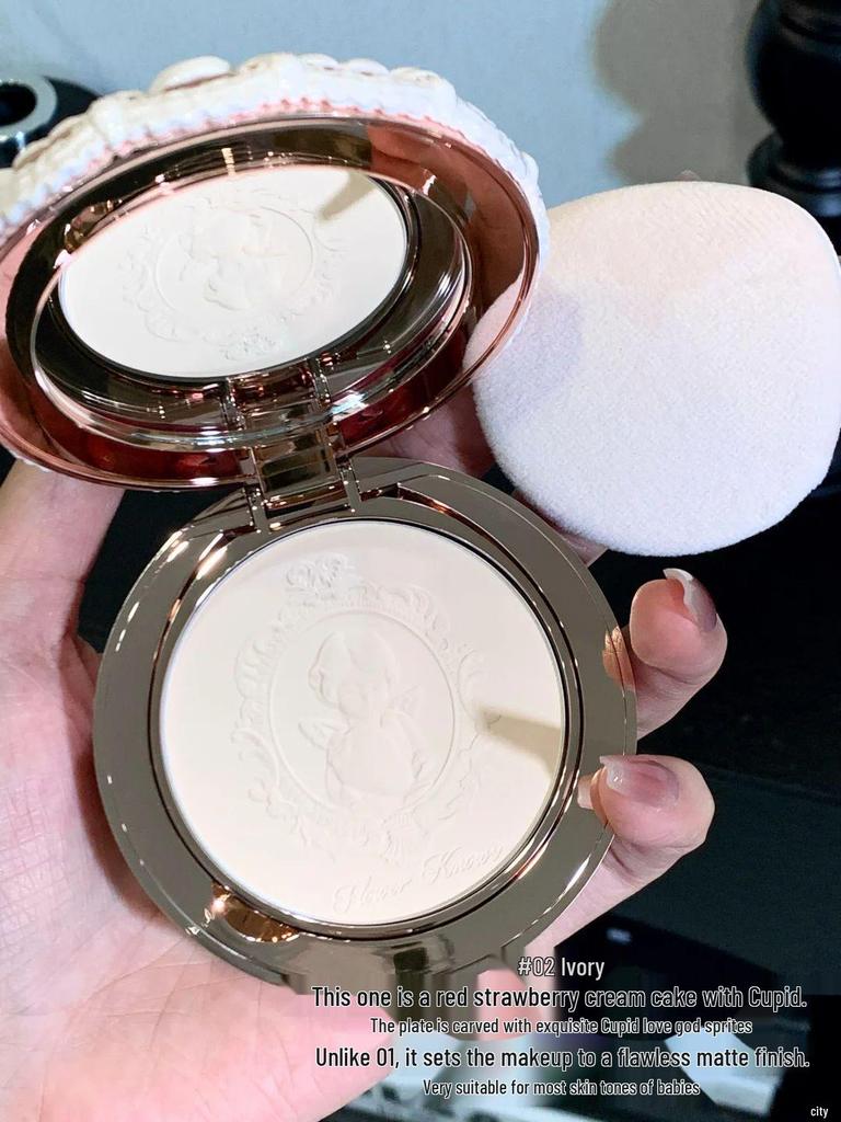 Flower Knows Strawberry Cupid Lip Cream & Blush, Eyeshadow, Perfume Handheld Mirror, and Balm Gift Set