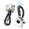 Pair Motorcycle Handlebar Switch Assembly Universal for 50cc 22mm Handle Grip Scooter Disc Brake