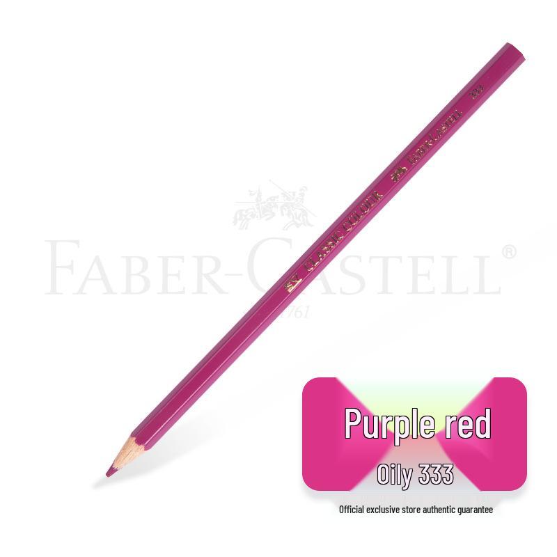 Faber-Castell Art Oil-Based Colored Pencils Set - Red, White, Black, and 60 Single and Complementary Colors.