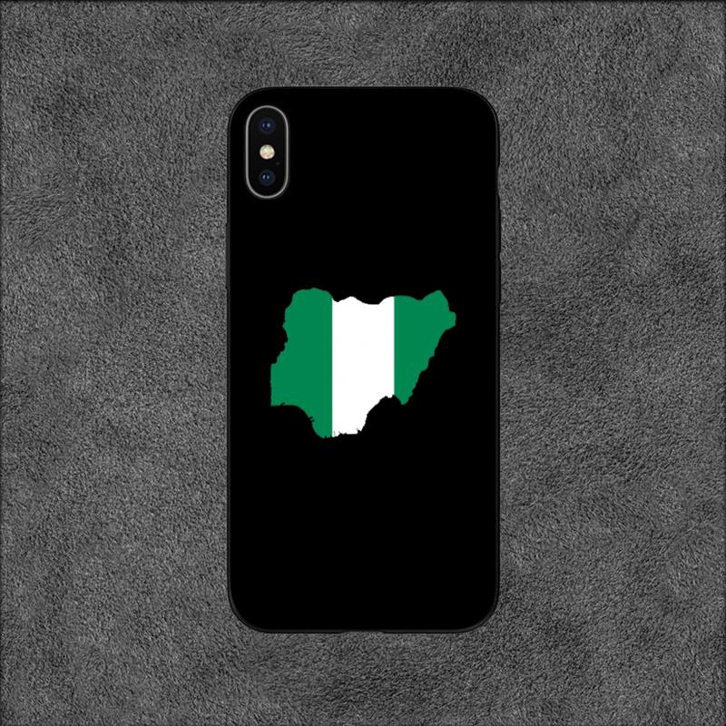 

Чехол для телефона с флагом Нигерии для iPhone 11 12 Mini 13 14 Pro XS Max X 8 7 6s Plus SE XR Shell iPhone7