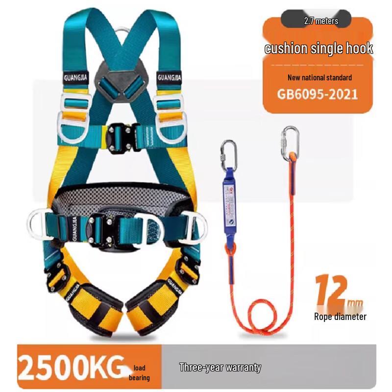 OLOMM Full Body Five-Point Safety Harness