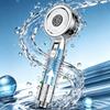 3-Function Turbocharged Shower Head Filter High Pressure Strong Boost Large Flow Bathroom Handheld Shower Head
