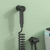 Grey/White Toilet Bidet Faucet Set Wall-mounted Sprayer Shower Faucet Nozzle Bathroom Toilet Flusher Bathe Clean Washer Tap