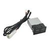 Car Fast Charger Dual TYPE-C PD Port Charging Interface Adapter for Toyota Camry For Corolla RAV4 Land Cruiser 18-22