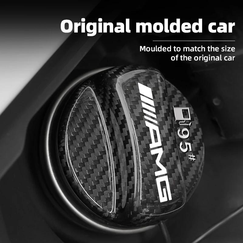 2025 Coche Caliente Tapa del Depósito de Combustible de Fibra de Carbono Accesorios Interiores Para Mercedes Benz AMG W220 W221 W222 W217 W230 W204 W205 W203 W246