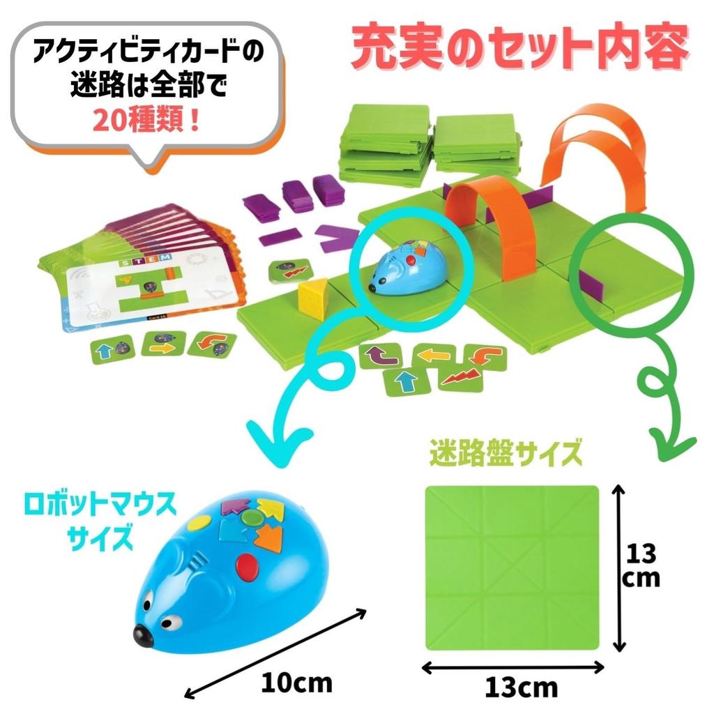 Learning Resources Programming Materials for Programming Robot and Activity Set Authentic Preschoolers, Robot, Mouse, LER2831,