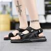 Summer Trendy Men's Sandals Open-toe Breathable Casual Sports Beach Shoes Fashion Soft Elastic Comfortable Non-slip Male Sandals
