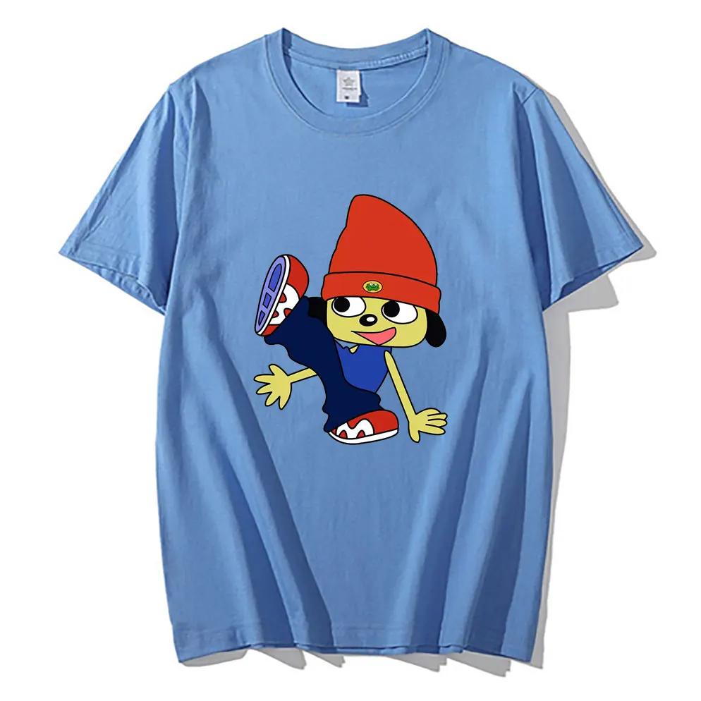 

Parappa The Rapper Tshirt Men Women Black Fashion Hip Hop Oversized Tee Short Sleeve Man Cotton T-shirt Funny Unisex T Shirts XL