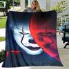 1pc Blanket Pennywise the Dancing Clown2 Print Design, Lightweight Blanket for Sofa, Bed- Soft &Warm, Gift for All Seasons like Christmas, Halloween
