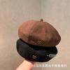 Shiny Temperament Small Standard Beret Women's Spring and Autumn New Breathable Not Stuffy Face Small Big Head Circumference Painter Hat