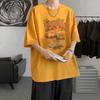 Unisexs Cotton Tshirts White 5XL Unisexs Oversized T Shirt Summer Casual Wear Letter Anime Print Tee Shirts for Unisex Male Clothes