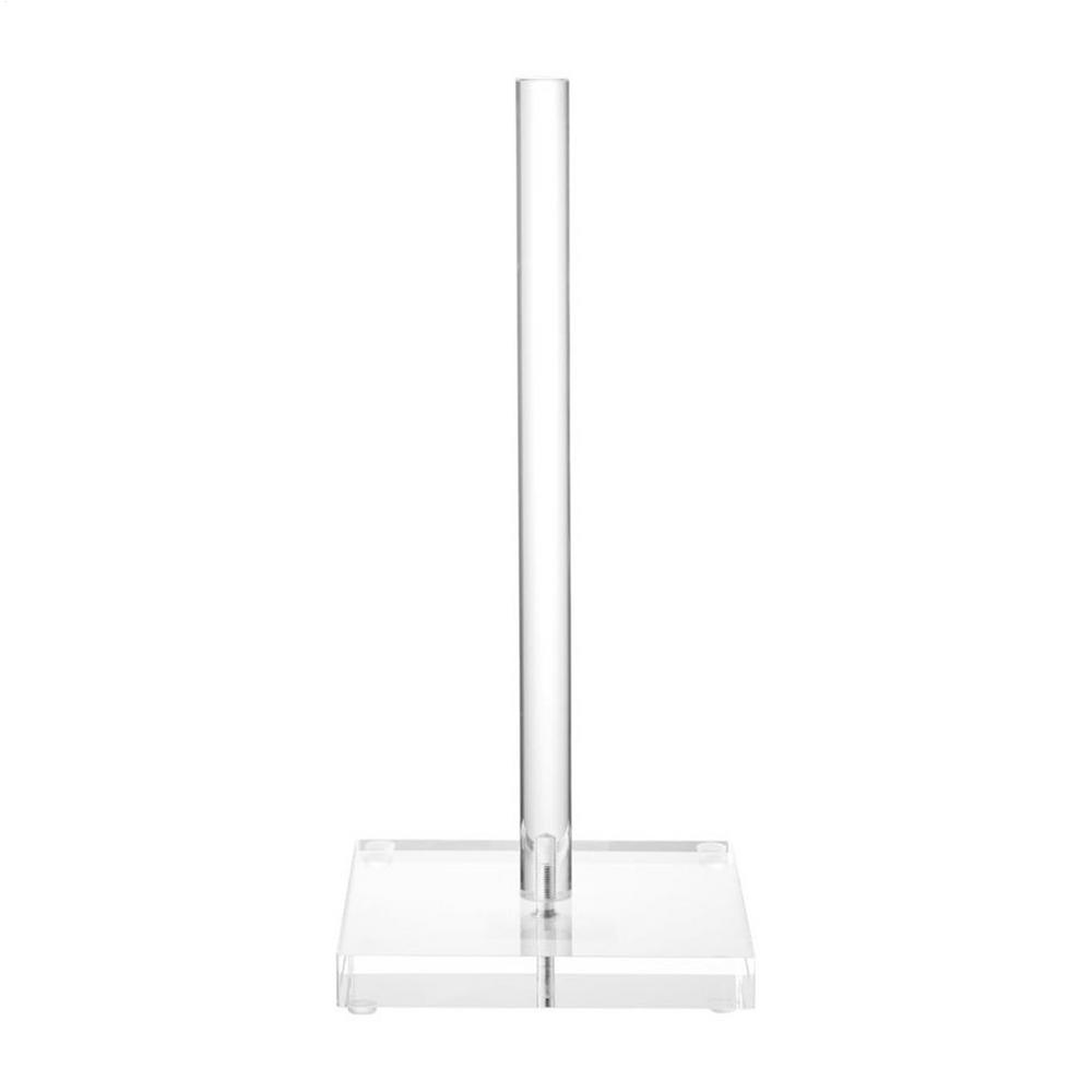 

Paper Towel Holder Acrylic Tissue Roll Organizer Paper Towel Holder for Toilet Pantry Desk Apartment Nursery Cabinet