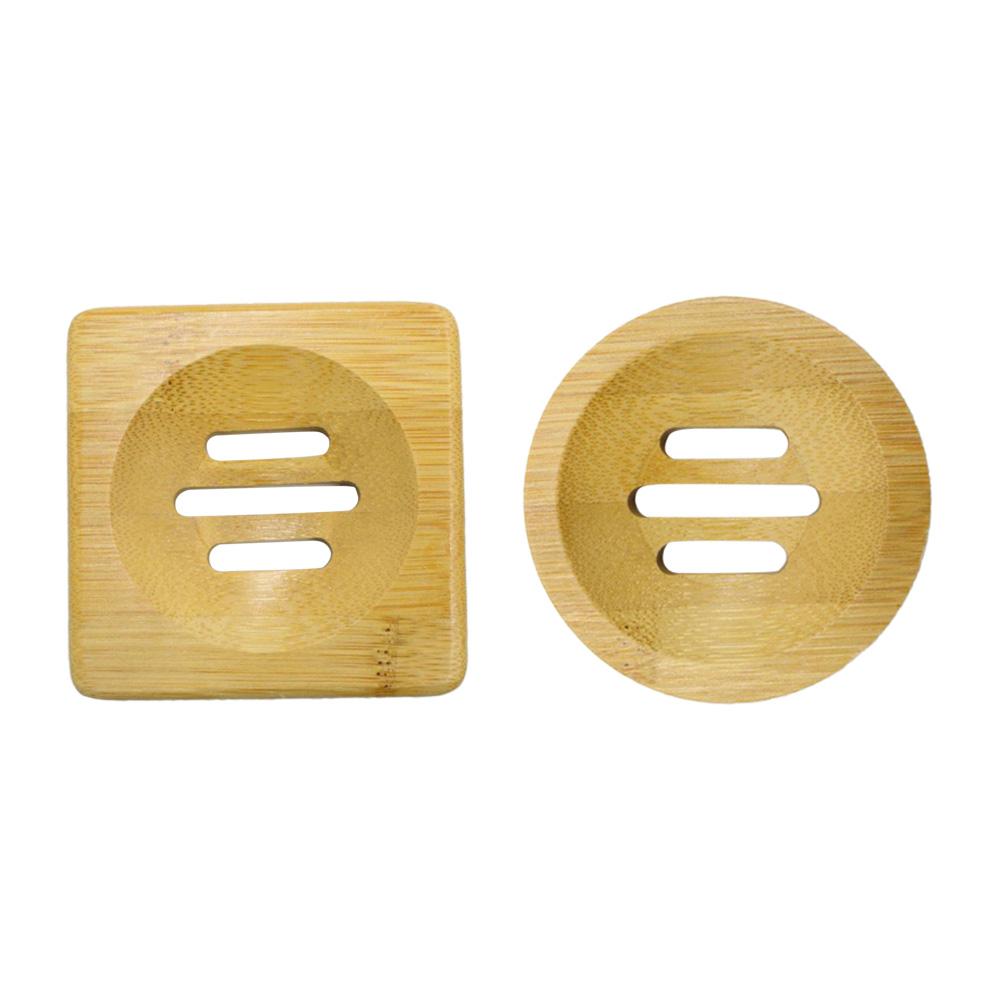 

Wooden Soap Dish Bamboo Stand Mold Proof Tray for Home Bathroom Kitchen