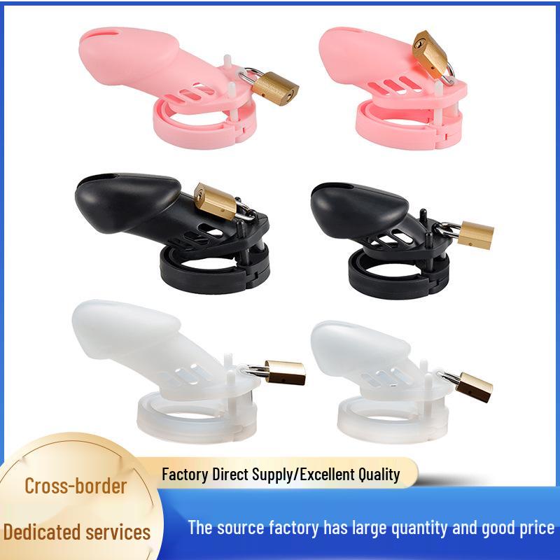 Silicone Male Chastity Cage: SM Erotic Abstinence Training Device