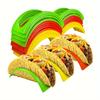 3/6/12 szt., Uchwyt na Tacos, Wielorazowy Uchwyt na Tacos, Zmywalny Kolorowy Stojak na Tacos, Uchwyt na Tortille, Stojak na Naleśniki, Akcesoria Kuchenne