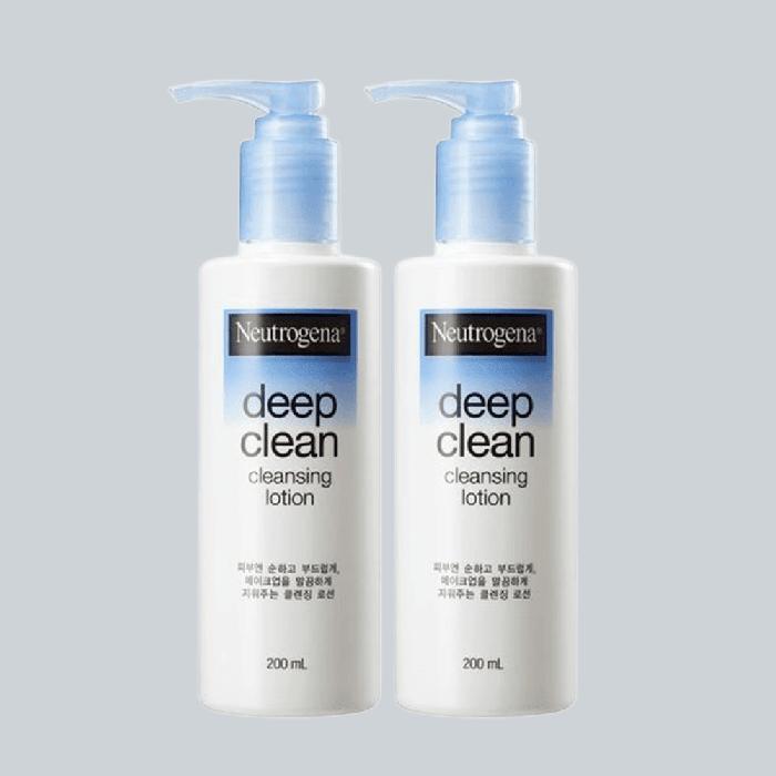 Neutrogena Deep Clean Cleansing Lotion 200ml x 2 (30467503)