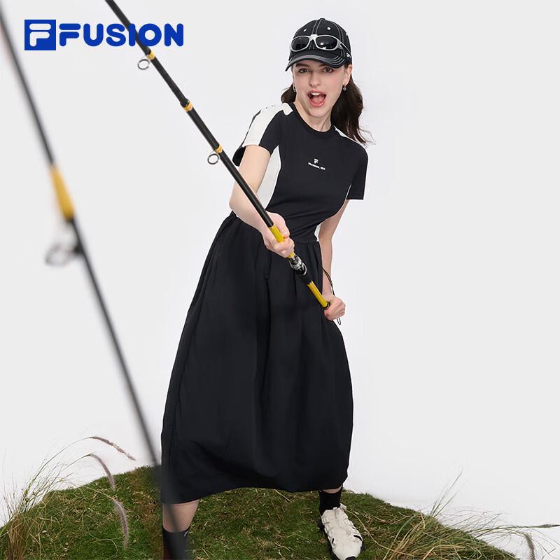 FILA FUSION Women's Spliced Long Dress