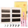 Hot Melt Single Cluster Diy False Eyelashes 480 Clusters Thick Eyelashes 10-16M Eyelash Set
