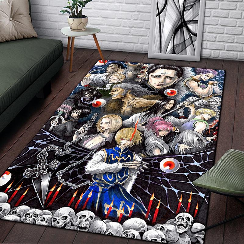 Anime Hunter X Hunter Carpet for Living Room Home Decoration Coffee Table Large Area Rugs Boys Room Floor Mat Balcony Rugs