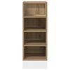 Vidaxl Kast, Artisan Eiken, 30X44,5X81,5 Cm, Materiaal Houtachtig