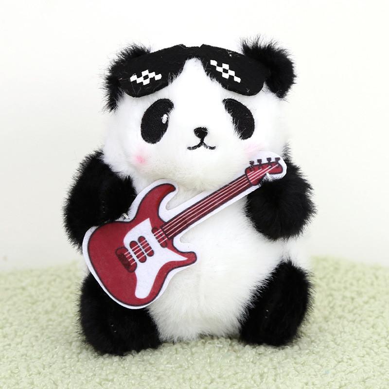 Panda Plush Toy Keychain For Bags And Gifts With Soft Pp Cotton Filling And Animal Design