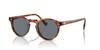 Oliver Peoples Uni Gregory Peck Sun Light Light Semi-Matte Brown/Indigo Photochromic, Semi-Matte Brown/Indigo Photochromic, Lens-47 Bridge-23