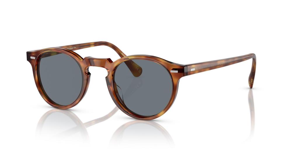 Oliver Peoples Uni Gregory Peck Sun Light Light Semi-Matte Brown/Indigo Photochromic, Semi-Matte Brown/Indigo Photochromic, Lens-47 Bridge-23
