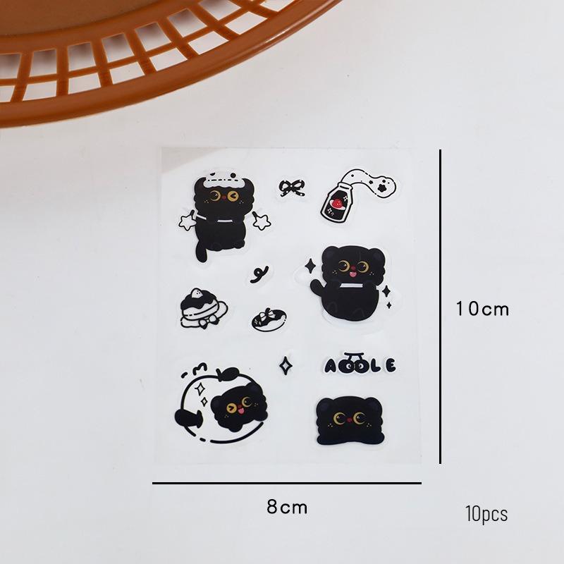 Ute 3D Stereo Student Sticker Kawaii Cartoon Ghost Animal Scrapbook Journal Sticker DIY Decor Camera Phone Stationery Sticker