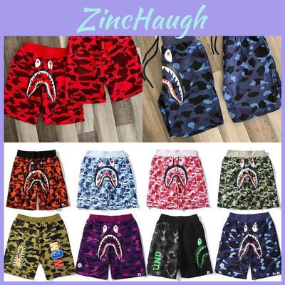 Ready Camouflage Shark Head Printed Cotton Shorts For Men Youth Fashion**