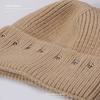 Warm Woolen Hat for Female Couple with Large Head Circumference and Small Face Revealing Knitted Hat  Outdoor Fashionable Pullover Cold Hat