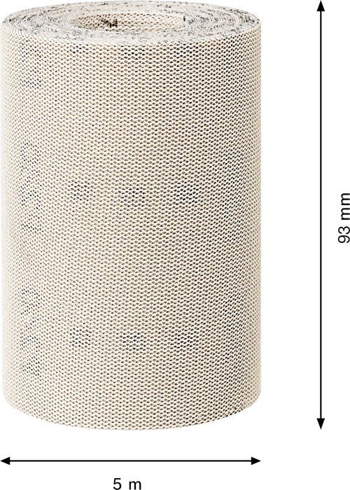 Rouleau Abrasif - Bosch - 2608900782 - Extraction De Poussière Efficace - Fixation Auto-agrippante - 93 Mm X 5 M